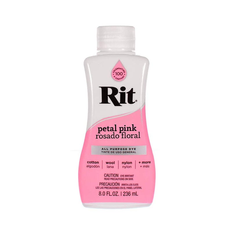 Craft County Rit Dye Liquid - Wide Selection of Colors - 8 Oz. (Petal Pink) - Image 1